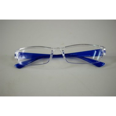 Okulary do czytania  +4* niebieska oprawa w wor.