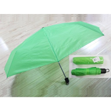 Parasolka składana:  l gładka z pokrowcem 24cm jasny zielony