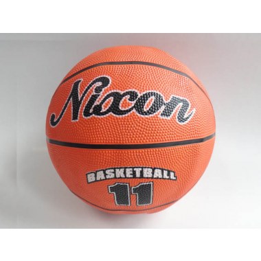 Sport piłka do koszykówki: roz.7 8paneli dętka lateks , waga ok.650g gumowa 32cmpomarańczowa w wor.