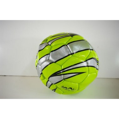 Sport piłka nożna ręcznie szyta: roz.5 32 panele ,4 warstwy materiał PU Ice , dętka z lateksu waga ok. 430g ,Turbo biało/zielona 22cm w wor.
