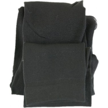 Tekstylia legginsy damskie z polarkiem zimowe 80% spandex 20% polyamide one size czarne w wor.