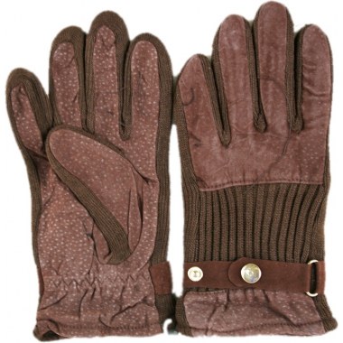 Tekstylia rękawiczki damskie zamszowo akrylowe 80% akryl 20% elastyl czarne/bordowe/beżowe/szare/rude m-l w wor.
