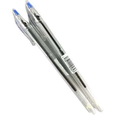 Długopis inny ,, olejowy 02szt niebieski ze skuw. CH6 w wor. z zaw.