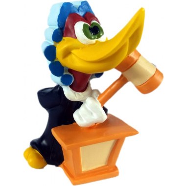 Dekoracja poliston figurka Woody Woodpecker sędzia 8x5cm w pud.