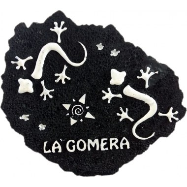 Dekoracja poliston figurka LA COMERA 11.5x11cm czarno/biała w folii babelkowej