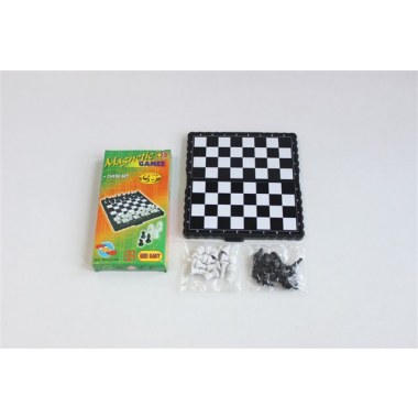 Gra logiczna 1w1 szachy magentyczne mini:12.8x13.5cm w pud.