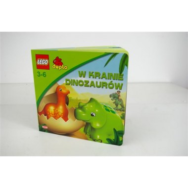 Książeczka twarda a4 12stron 'W krainie dinozaurów' ISBN 978-83-253-0140-8