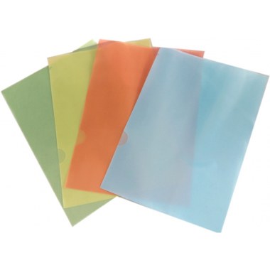 Obwoluta a4  01szt folder na dokumenty niewpinany kolorowy 50 MIC przeźroczysty