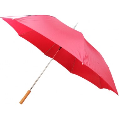 Parasolka automatyczna:  xxl drew. rączka 82cm gładka czerwona Super Jakość!!!