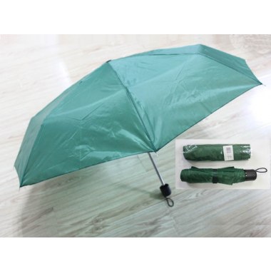 Parasolka składana:  l gładka z pokrowcem 24cm ciemny zielony