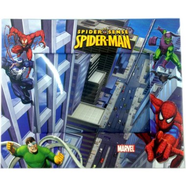 Foto ramka karton. 13x9 : 'Spiderman' w folii 19x15.5cm