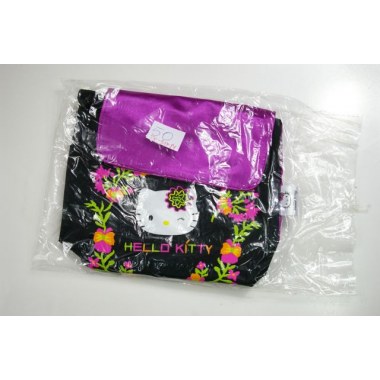 Tekstylia torebka młodzieżowa z materiału na ramię: 22x20x7cm 'Hello Kitty' w wor.