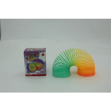 Zabawka zręcznościowa magiczna sprężyna: 'kolor tęczy': w wor.