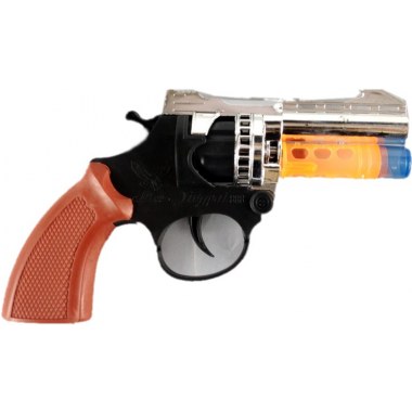 Zabawka broń pistolet na spłonkę 16cm: rewolwer w wor. z zaw.