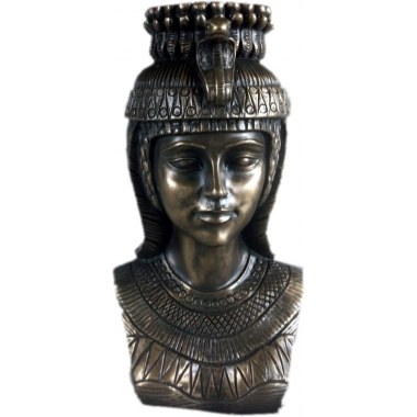 Dekoracja ceramiczna figurka Kleopatra 13.5cm Legendy Egiptu w pud.