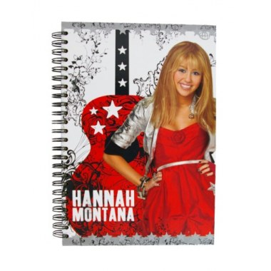 Zeszyt na spirali a5 100k brulion kratka - tw. oprawa: 'Czarodzieje z Waverly Place/Hannah Montana'