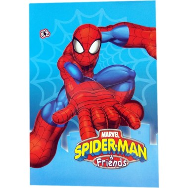 Zeszyt a5  60k kratka: ' Spider Man ' z marginesem