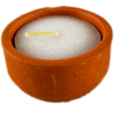 Dekoracja świecznik na podgrzewacz ceramiczny:  5x2.3cm okrągły
